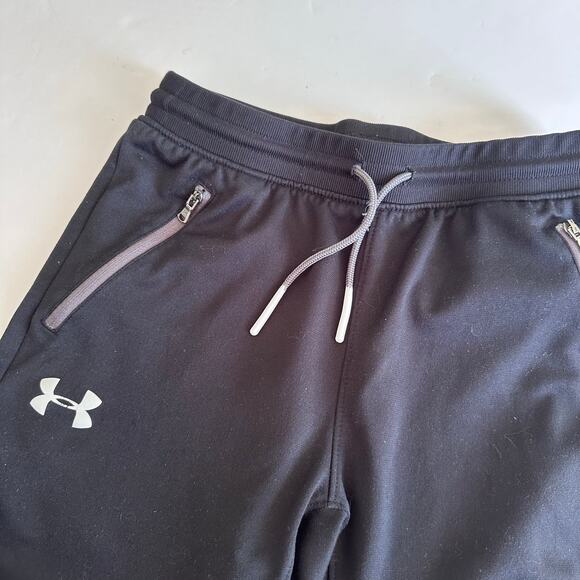Under Armour Black Athletic Tapered Jogger Pants - L - Picture 3 of 4